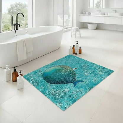 Rutschfeste Duschmatte 90x120 cm – Weich, Komfortabel & Zuschneidbar
