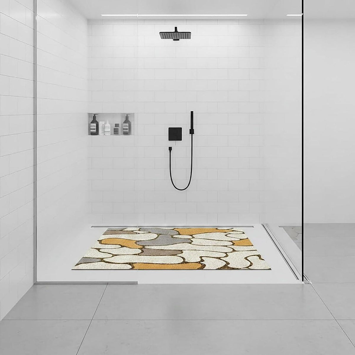 Rutschfeste Duschmatte 100x100 cm – Weich, Komfortabel & Antirutsch