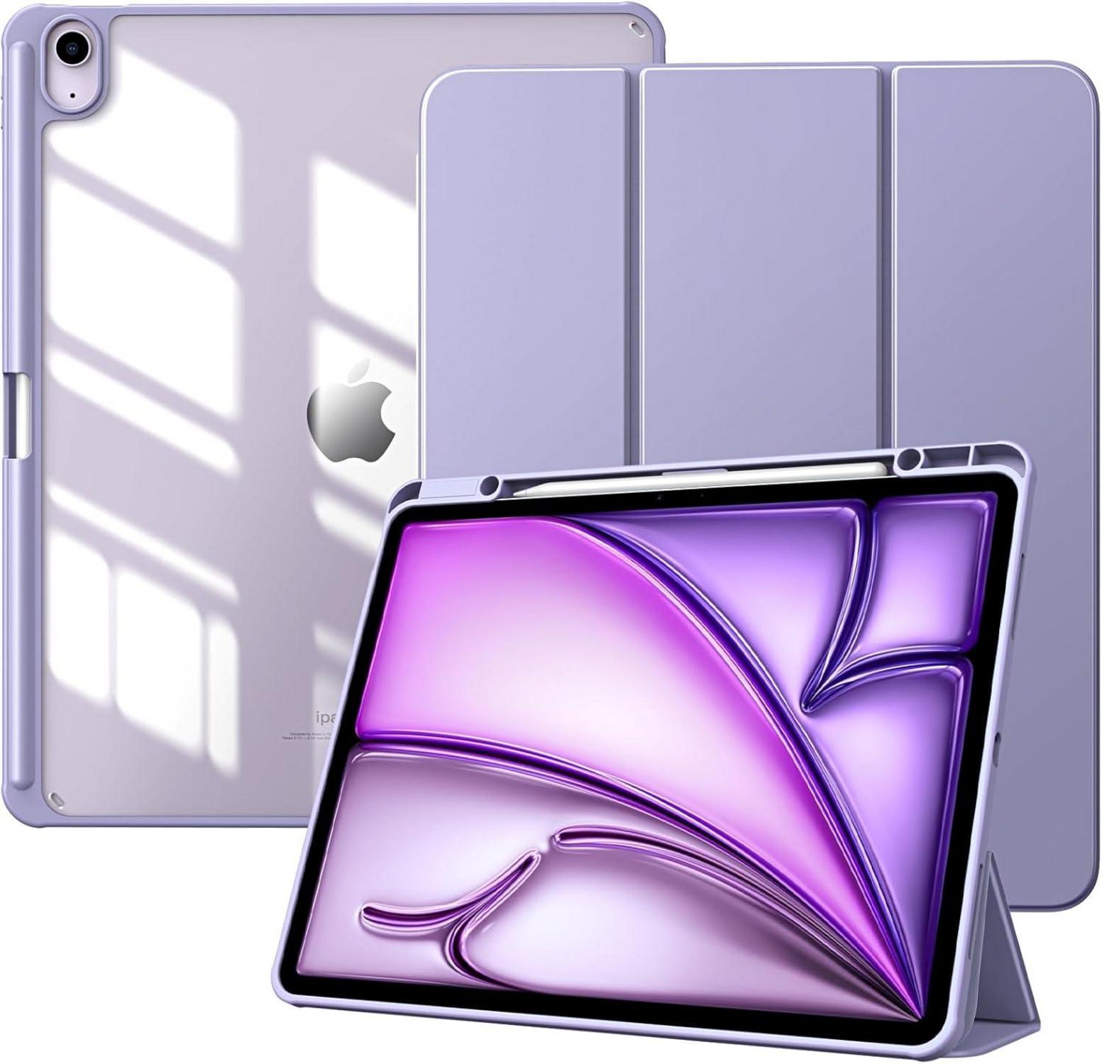 Schutzhülle für iPad Air 13 Zoll 2024 mit StifthalterTransparent
