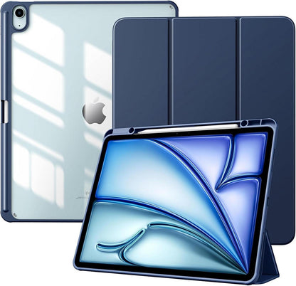 Schutzhülle für iPad Air 13 Zoll 2024 mit Stifthalter Marineblau