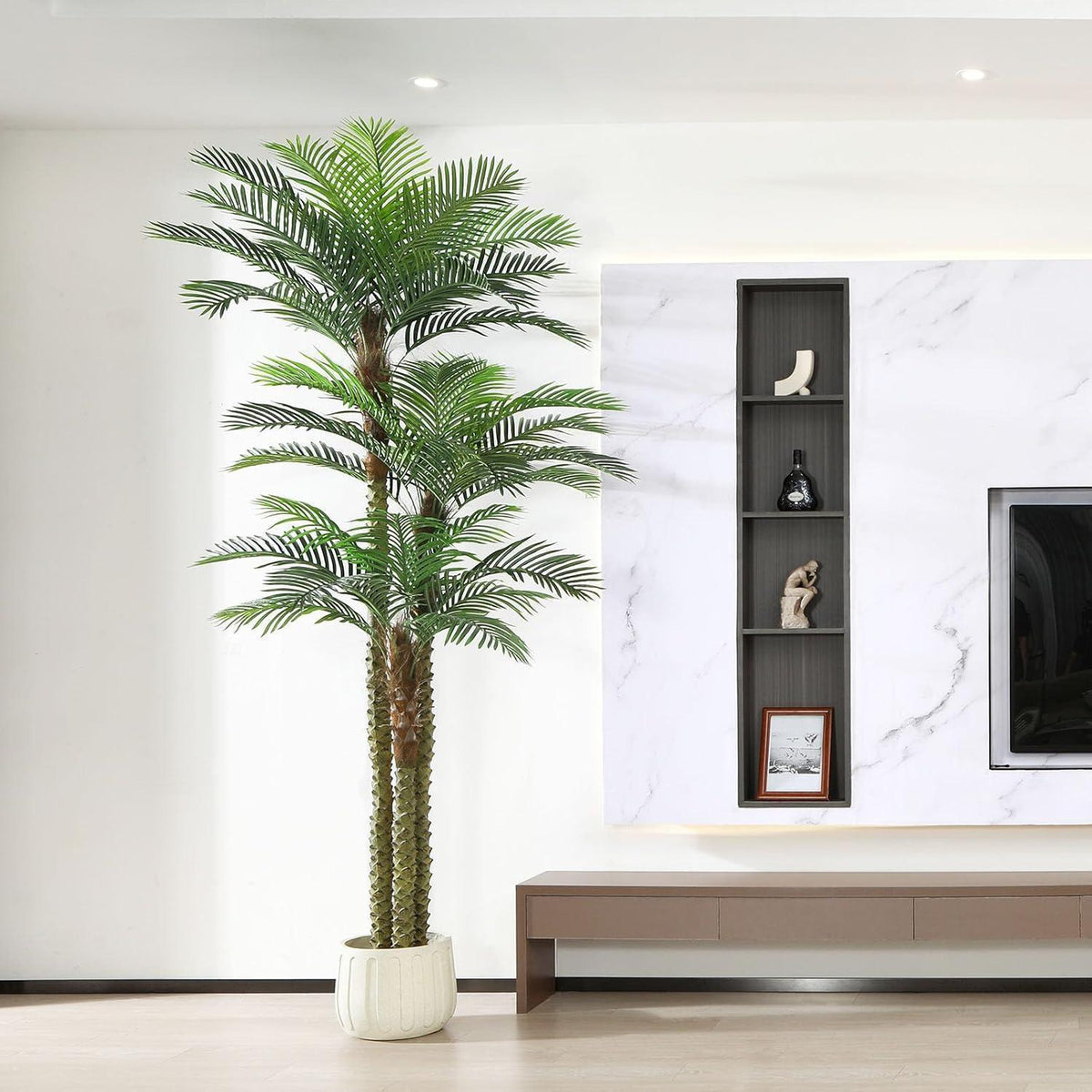 Künstliche Palme 300cm UV-beständig für Außen & Innen