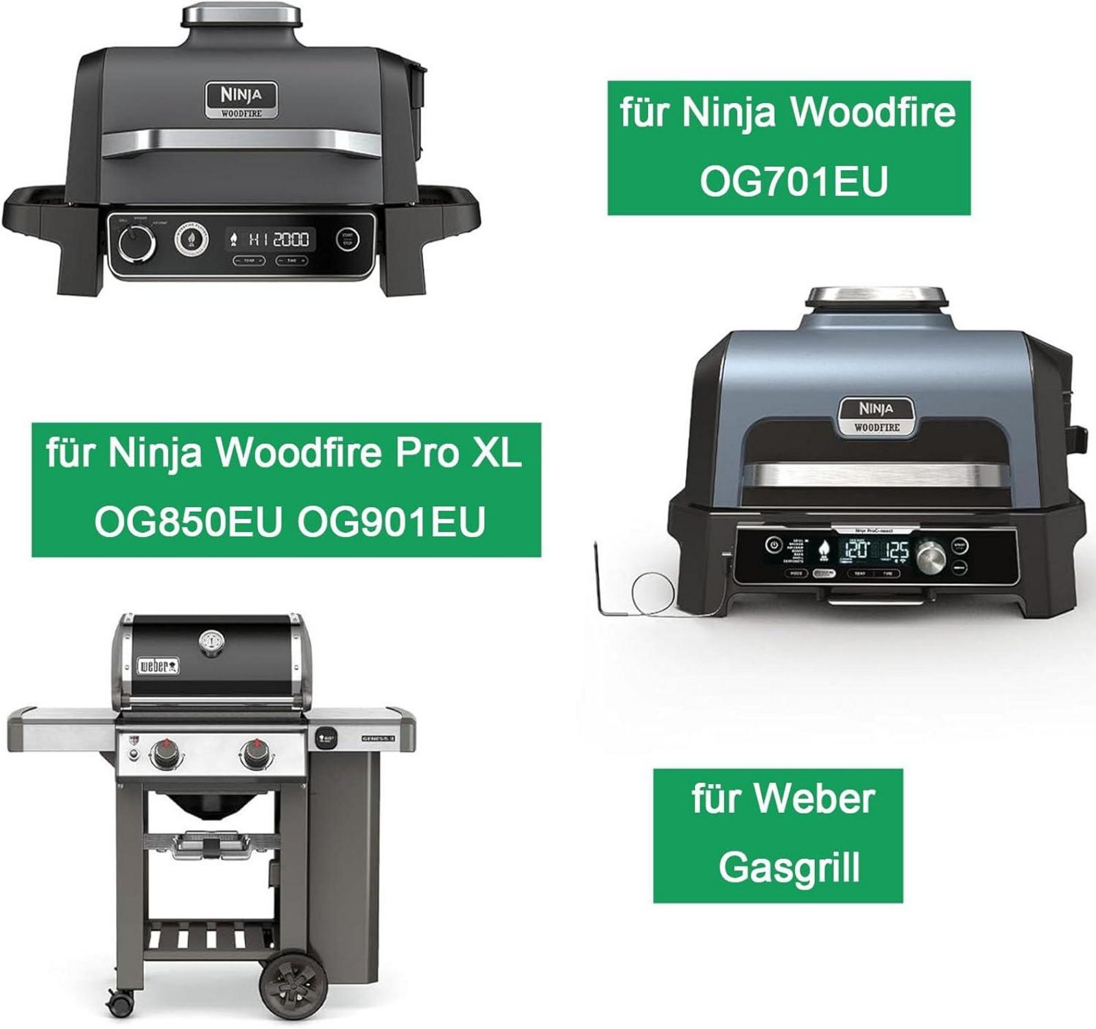 Aluschalen für Ninja Woodfire, Weber Gasgrill Zubehör 20er-Pack 22 x 15cm