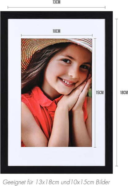 Bilderrahmen Set Fotorahmen Posterrahmen Passepartouts 3er-Pack
