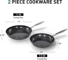 Keramik-Induktions-Pfannenset 24 und 28 cm PTFE-frei