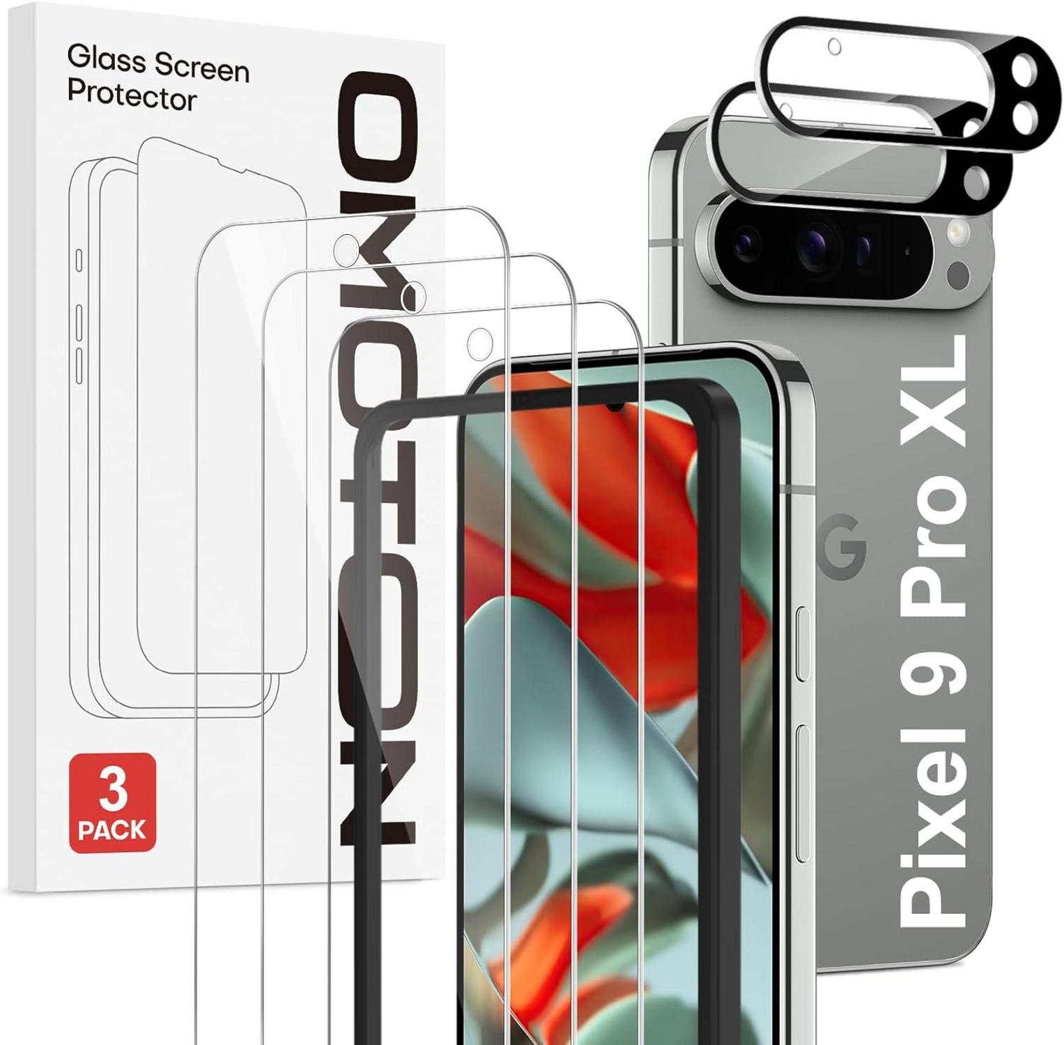 Panzer Schutz Glas Google Pixel 9 Pro XL HD 9H Display 2 Kamera Folie
