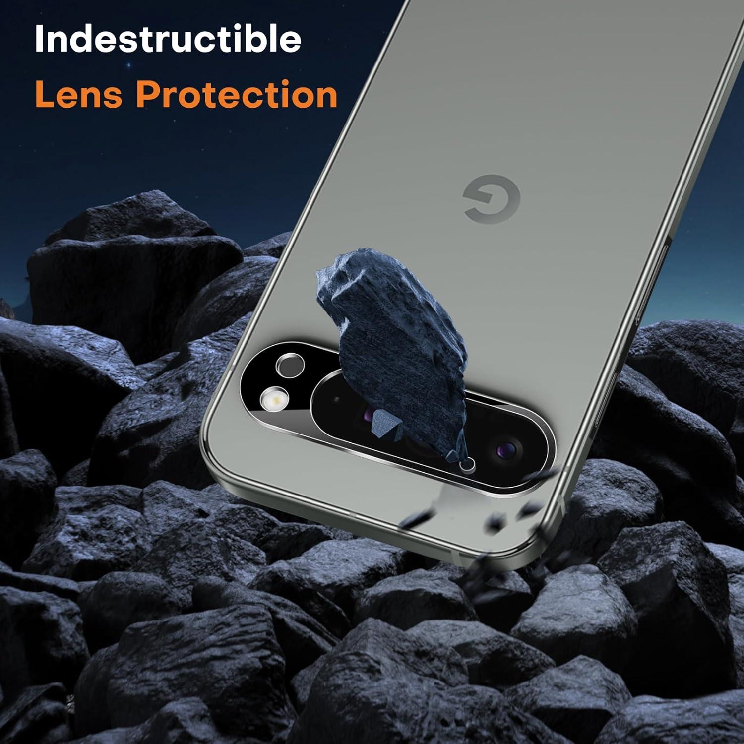 Panzer Schutzglas Google Pixel 9 Pro XL Rahmen 3 Schutzglas 2 Kamera