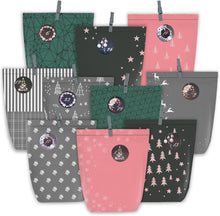 Adventskalender Geschenktüten mit Zahlensticker zum Befüllen
