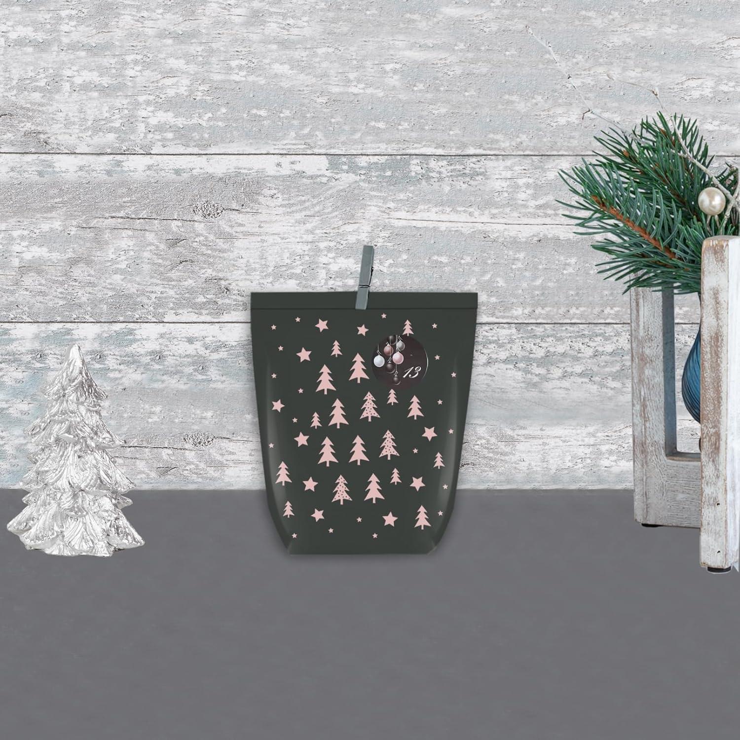 Adventskalender Geschenktüten mit Zahlensticker zum Befüllen