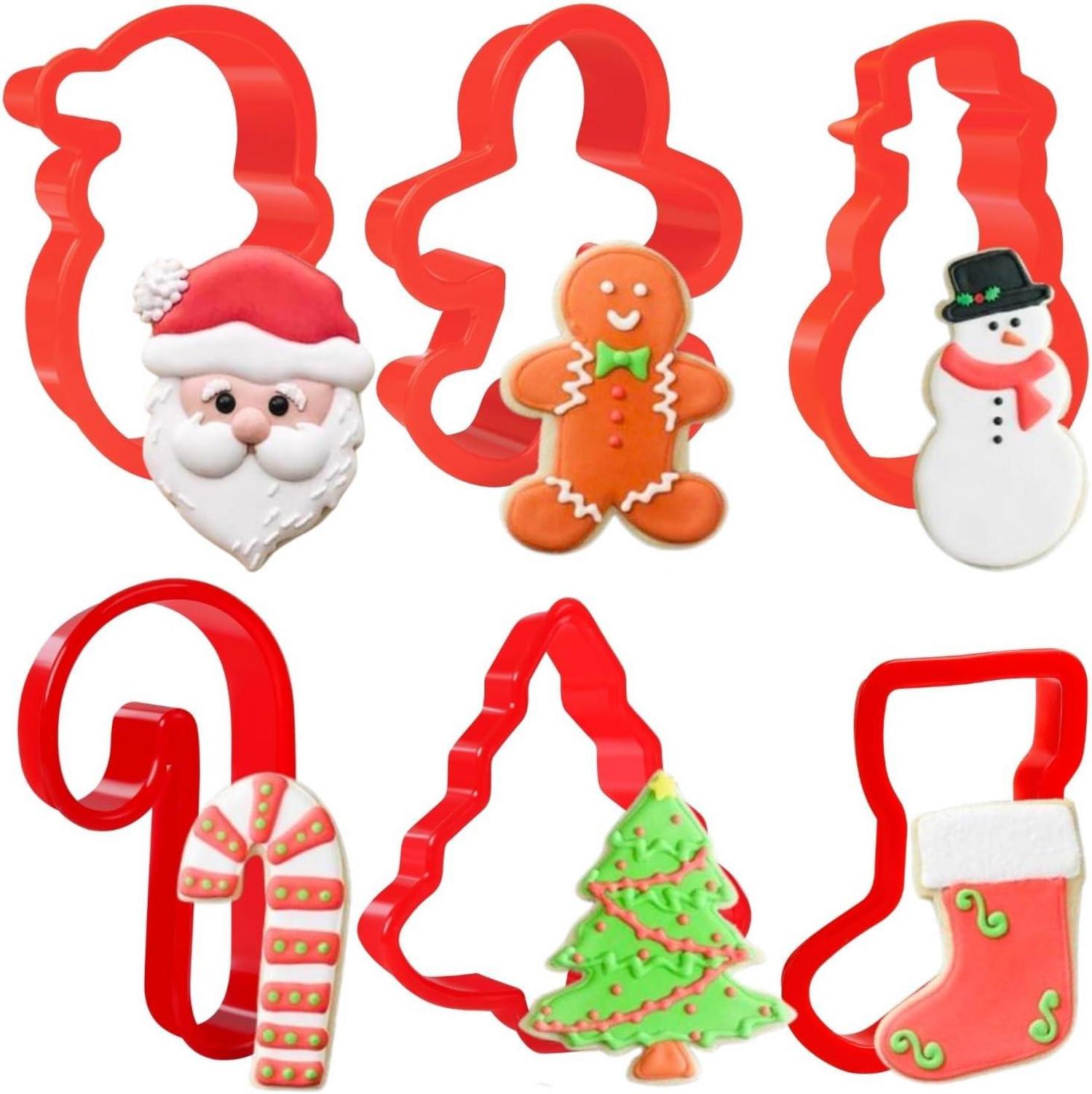 Ausstechformen Weihnachten Lebkuchenmann Baum Schneemann Strumpf