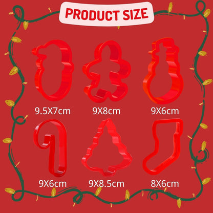 Ausstechformen Weihnachten Lebkuchenmann Baum Schneemann Strumpf