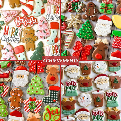 Ausstechformen Weihnachten Lebkuchenmann Weihnachtsbaum Schneemann Zuckerstange Weihnachtsstrumpf Weihnachtsmann 6er Set