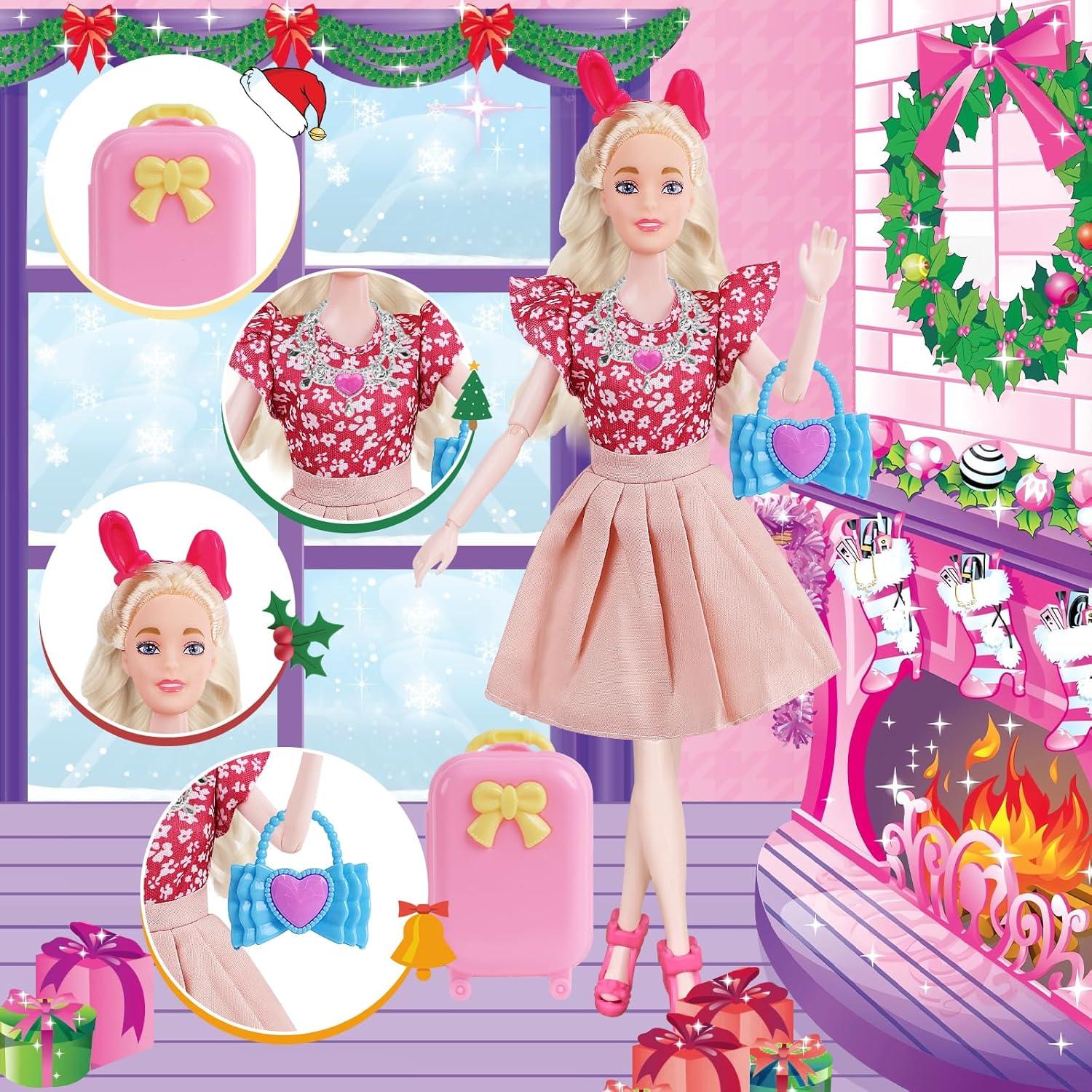 Adventskalender 2024 für Mädchen – Weihnachts-Countdown mit 24 Überraschungen