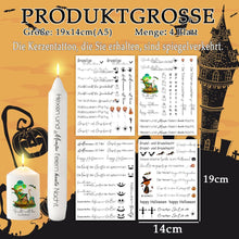 Kerzentattoos Halloween Deko Set 4 Stück Kürbis Tasse DIY