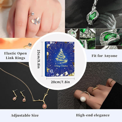 Adventskalender 2024 Frauen Schmuck Set mit 24