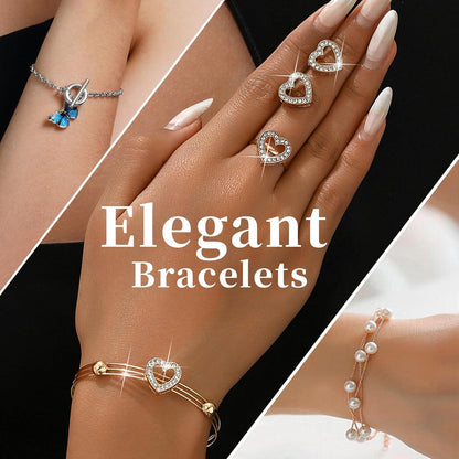 Adventskalender Schmuck 2024 Frauen Armband Halskette Ohrringe