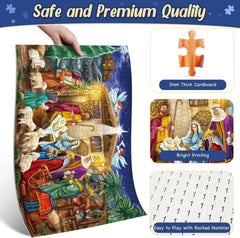Adventskalender Puzzle für Jungen - Premium Qualität für Erwachsene