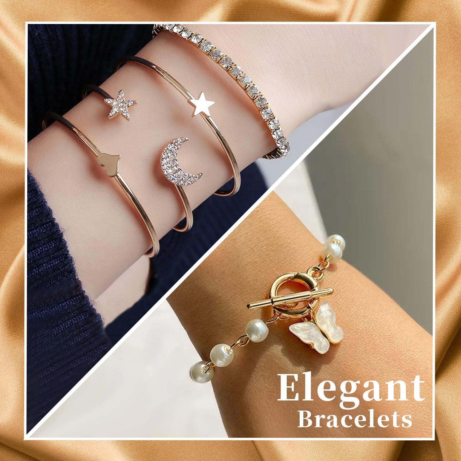 Adventskalender Damen 2024 Schmuck Set 24 Tage Weihnachts-Countdown