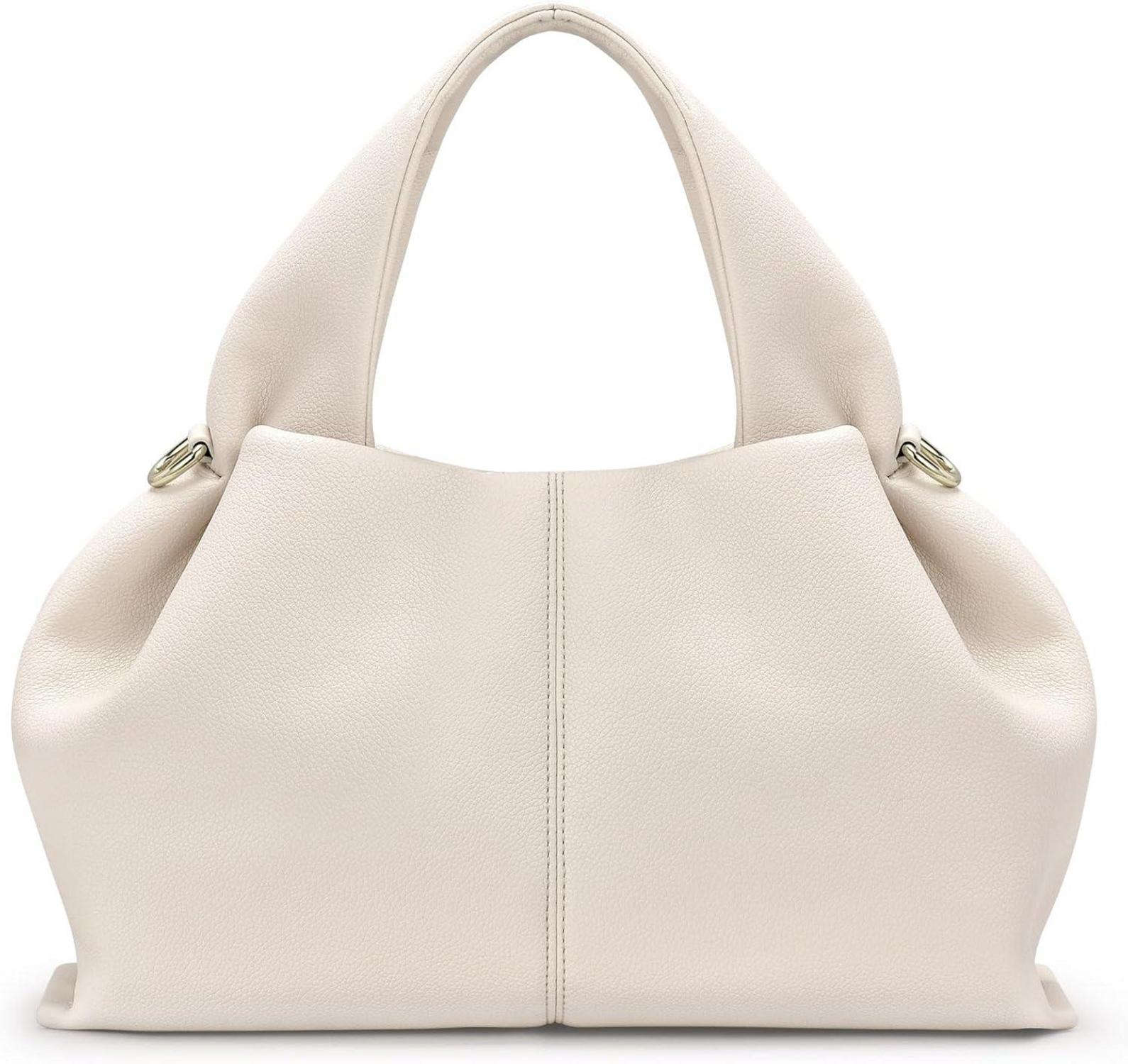 Modische Damen Umhängetasche PU Leder Schultertasche Cloud Clutch Bag