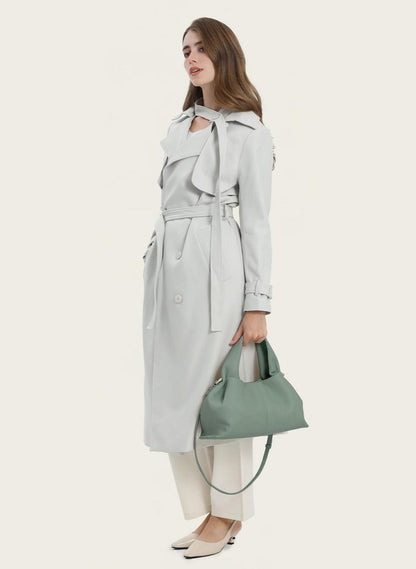 Damen Umhängetasche PU Leder Knödel Handtasche