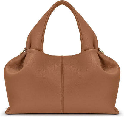 Elegante Knödel-Handtasche PU Leder Umhängetasche Crossbody