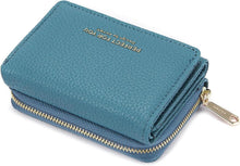 Klein Damen Geldbörse Elegante Süße Geldbeutel Blau