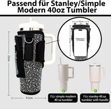 Schwarze Trinkflaschentasche für Stanley Cup