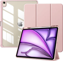 Schutzhülle für iPad Air 13 Zoll 2024 mit Stifthalter transparent