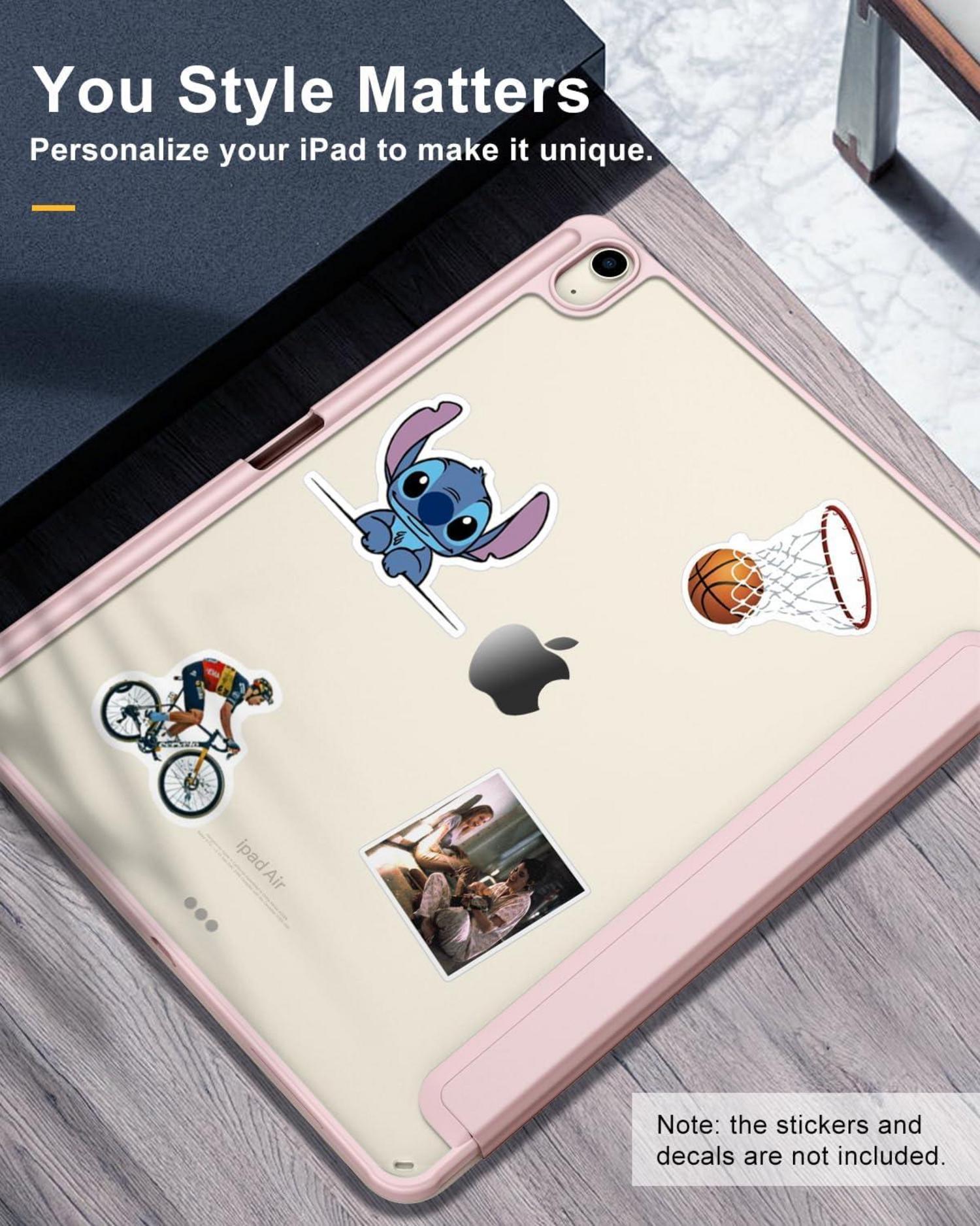 TiMOVO iPad Air 13 Zoll 2024 Hülle Transparent Stifthalter Schutzhülle