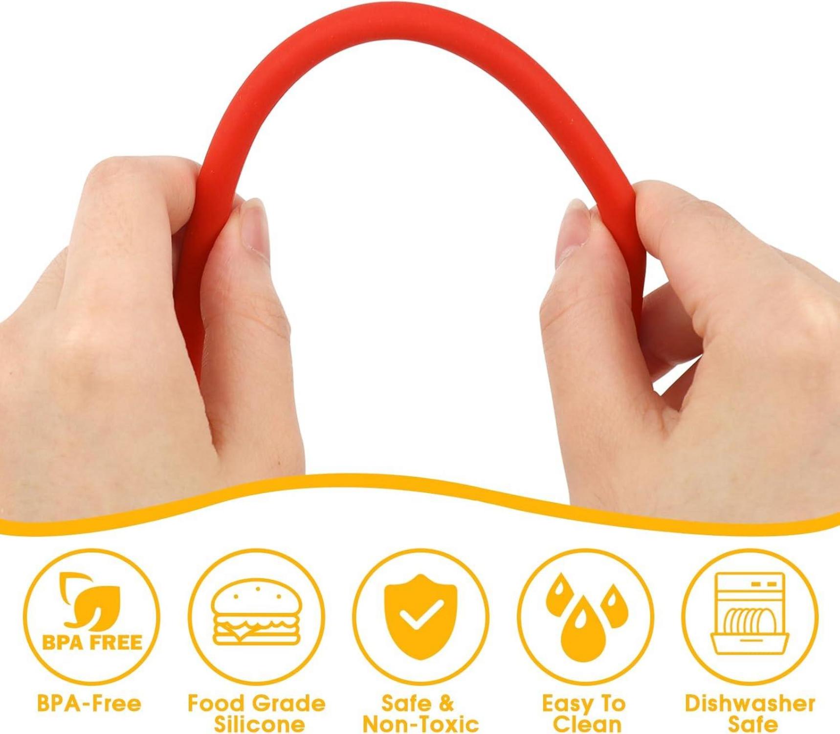 16er Set Bunte Silikon Strohhalme mit Reinigungsbürste