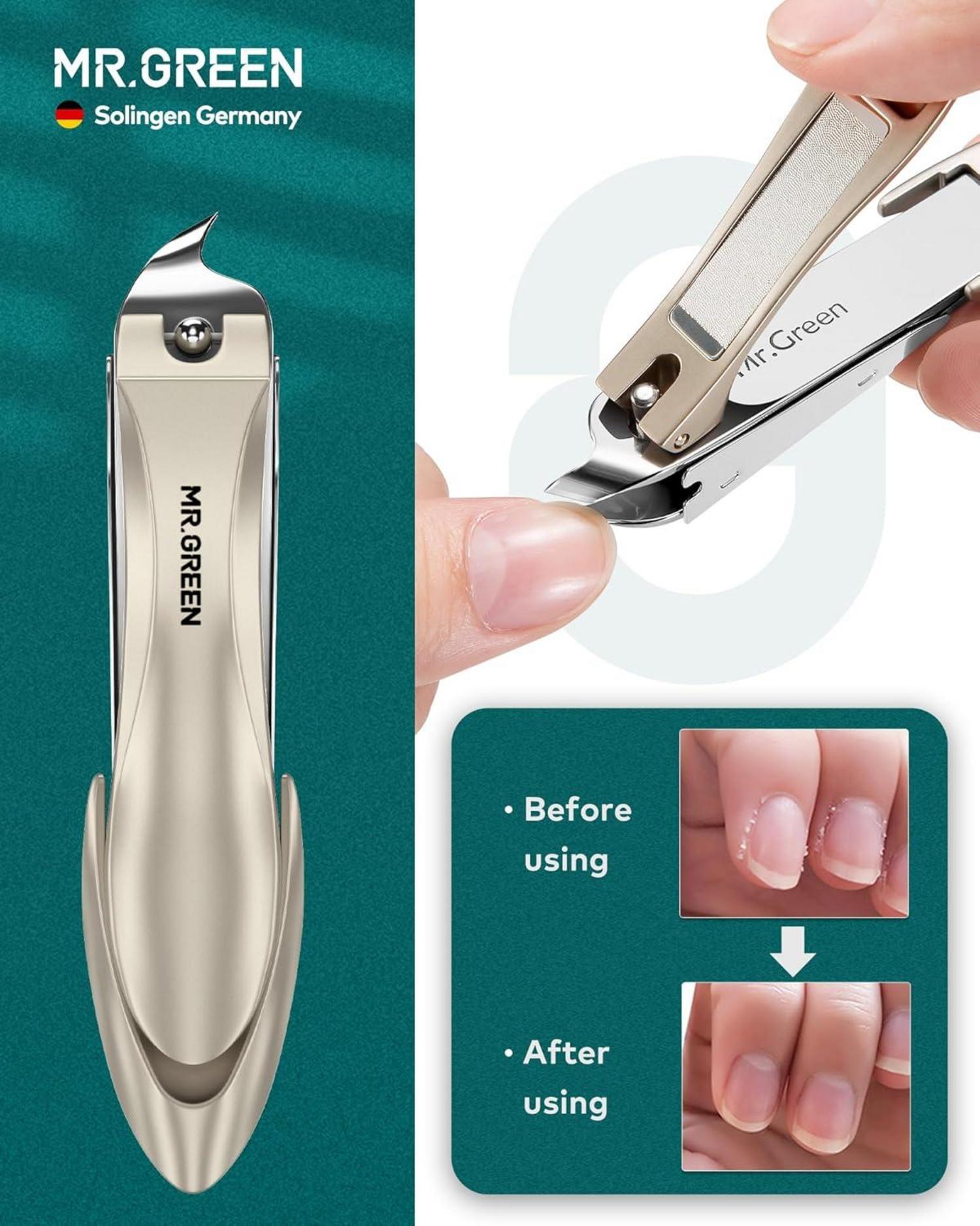 Professionelles Maniküre-Set mit hochwertigem Edelstahl-Gesicht Hand