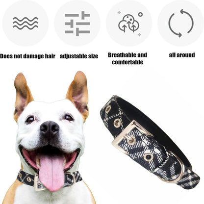 Verstellbares Hundehalsband und Leine Set für Mittlere Große