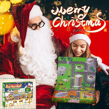 Adventskalender Baufahrzeuge Spielzeug 2024, Kinder Junge