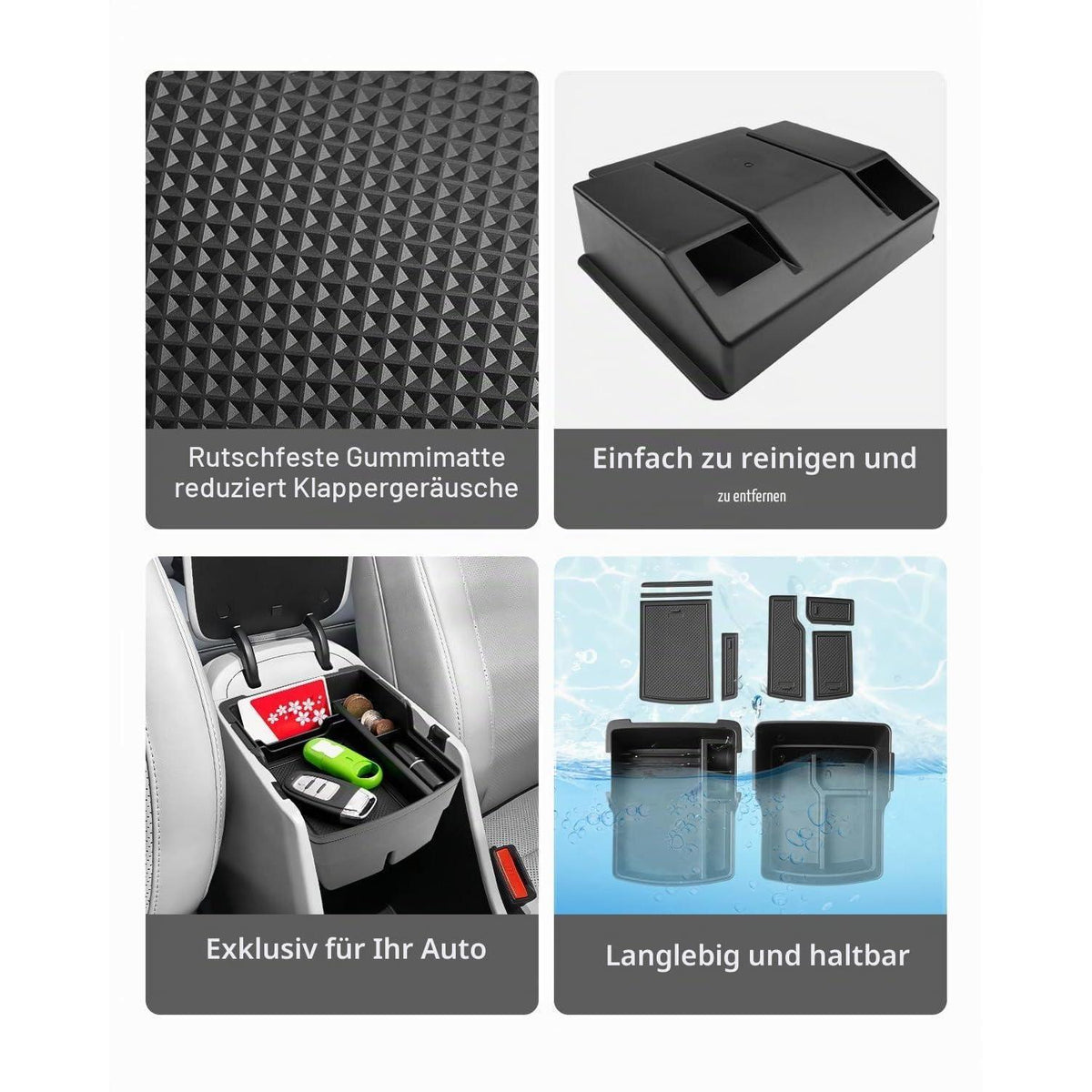 Mittelkonsolen Organizer für Hyundai Kona SX2 2024-2026
