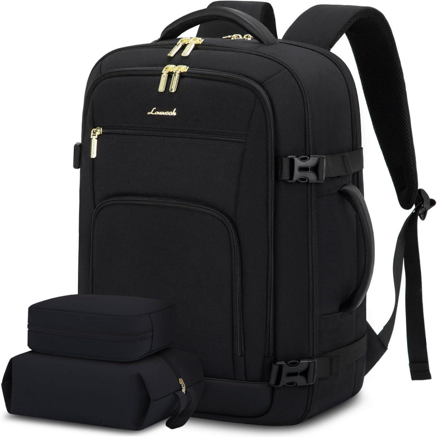 Handgepäck Rucksack Reiserucksack 40L Laptop Schwarz