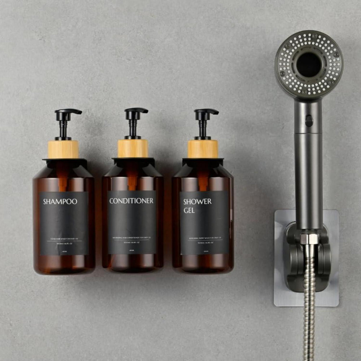 3x Seifenspender Wandmontage 500ml – Bohren Frei