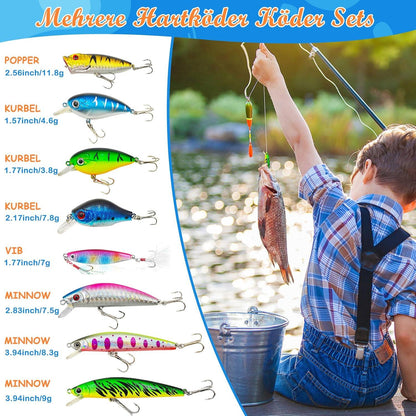 Angel Adventskalender 2024 Köder Set Angler Geschenk Fishing Kit