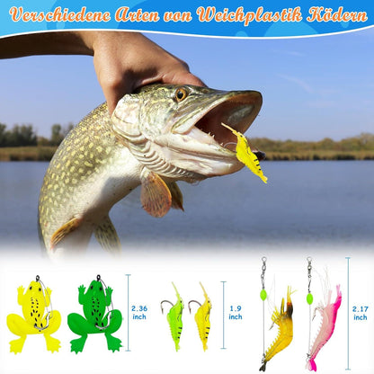 Angel Adventskalender 2024 Köder Set Angler Geschenk Fishing Kit
