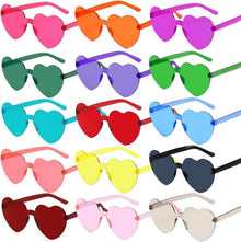 Herz Sonnenbrille 15er Set Party Zubehör Fasching Karneval