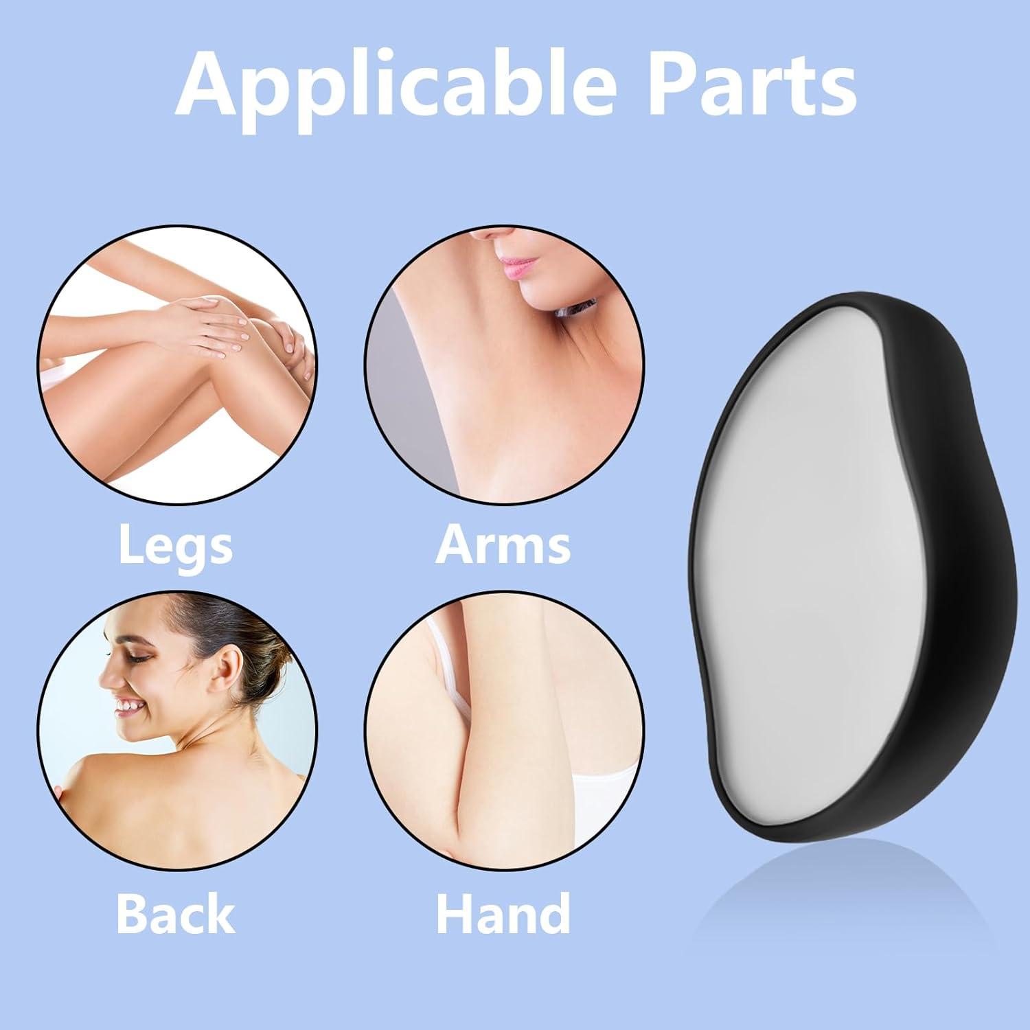 2er Set Nano Haarentferner Kristall Hair Remover Frauen Männer Hinweg mediBay