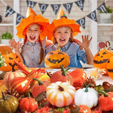 Herbst Thanksgiving Deko Set - Kürbis Ahornblätter Eicheln