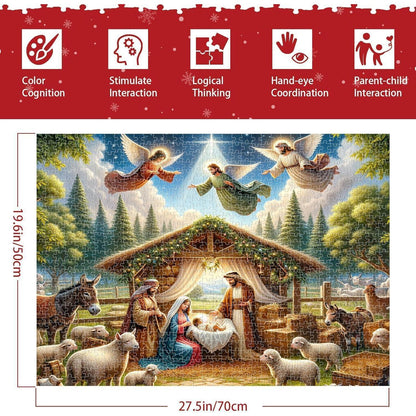 Adventskalender 2024 Kinder Puzzle Weihnachten Countdown