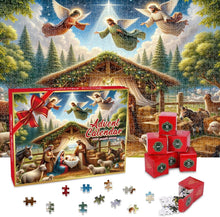 Adventskalender 2024 Puzzle Jesus Weihnachten Countdown 1008 Teile
