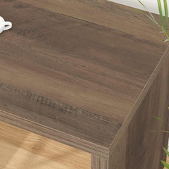 Weißer L-Form Schreibtisch mit Stauraum & Schubladen 140x50x76 cm