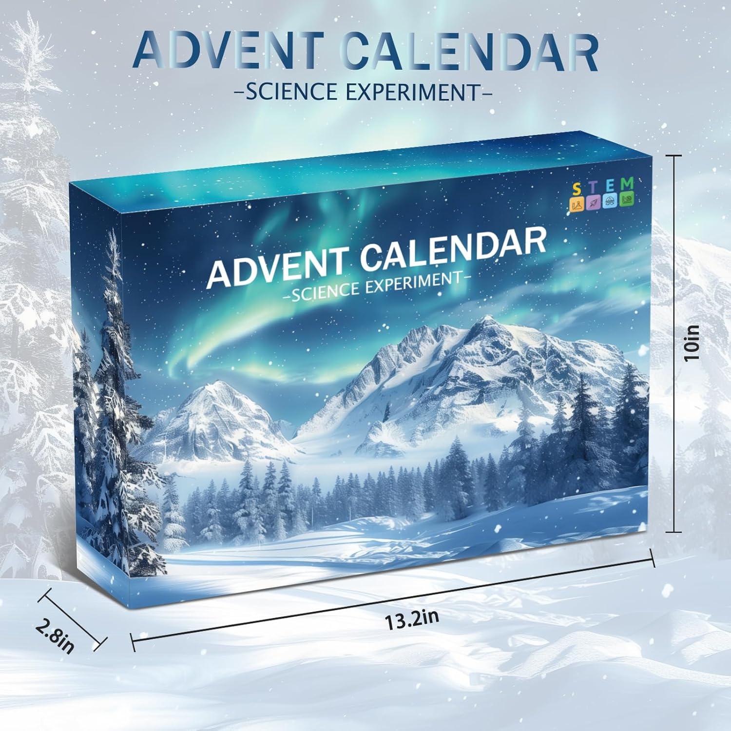 Wissenschaftlicher Adventskalender 2024 für Kinder STEM Kit 24 Tage