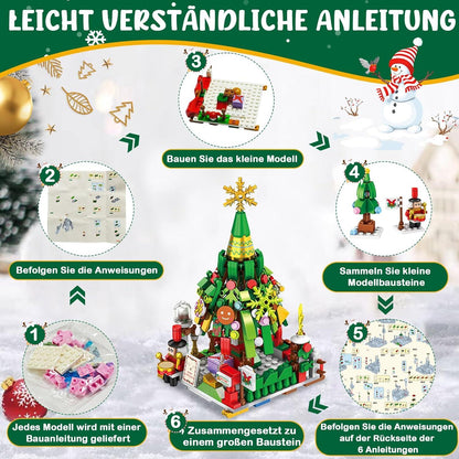 Weihnachts-Adventskalender 2024 mit 24 Schachteln und 12-in-1