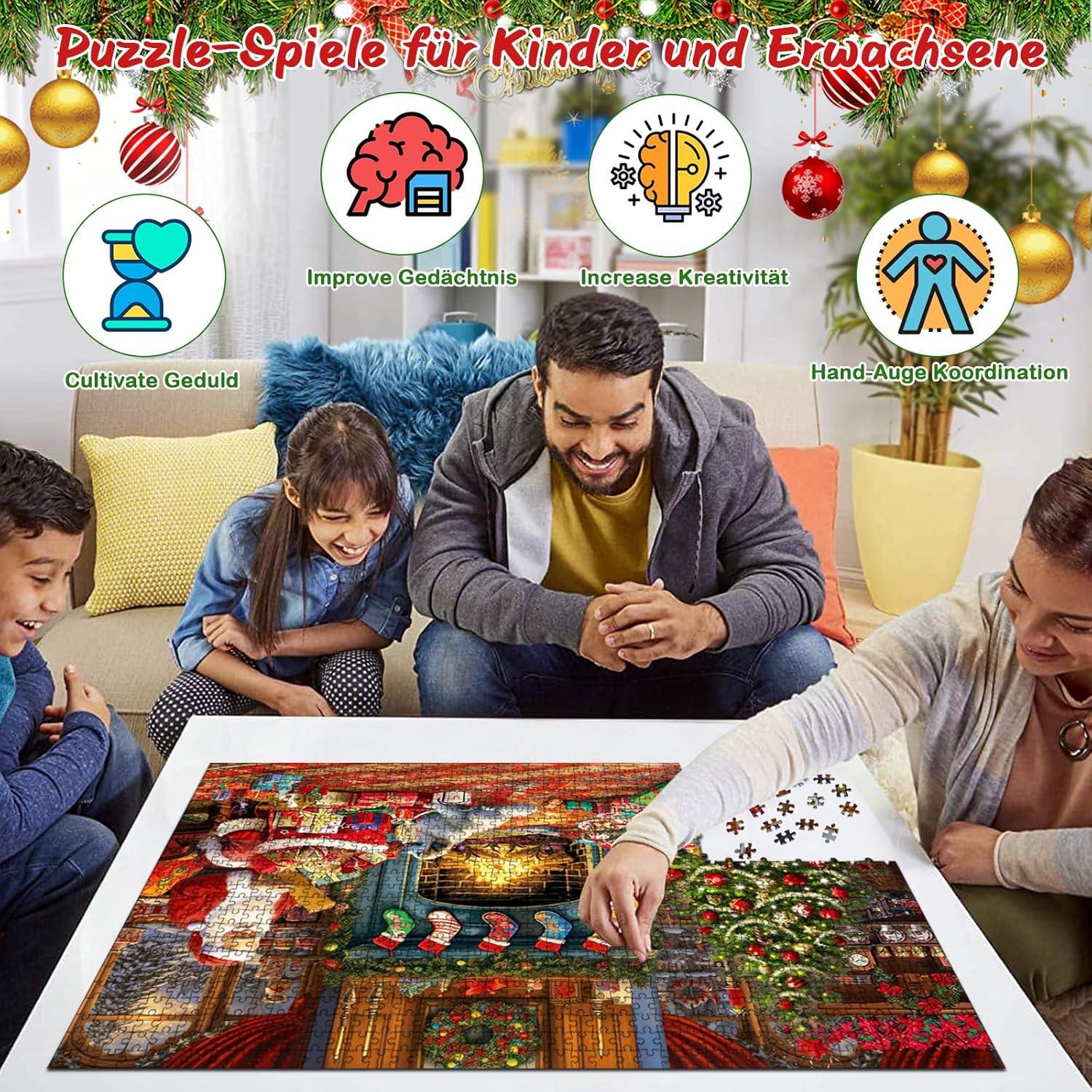 Adventskalender Puzzle 2024 für Kinder Erwachsene 1008 Teile