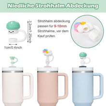 Stanley Cup Zubehör Set, Silikon Stopfen & Strohhalm