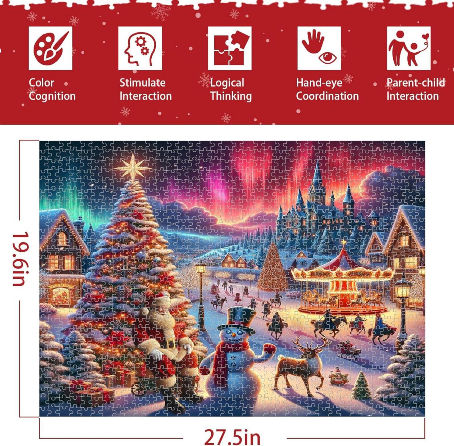 Adventskalender 2024 Kinder Weihnachtspuzzle Spielzeug