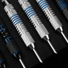 Turnart Profi Steeldarts mit Metallspitze und Dart Case Blau