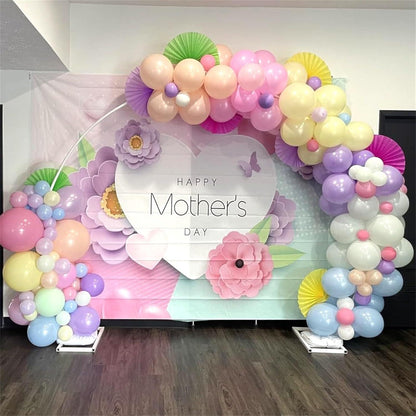 Pastell Luftballons Set 60 Stück Regenbogen Kindergeburtstag 12 Zoll